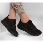 Skechers Memory Foam Bobs Squad Chaos W 117209 BBK Ayakkabı - Görsel 2
