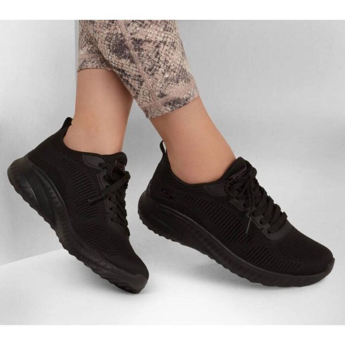 Skechers Memory Foam Bobs Squad Chaos W 117209 BBK Ayakkabı - Görsel 2