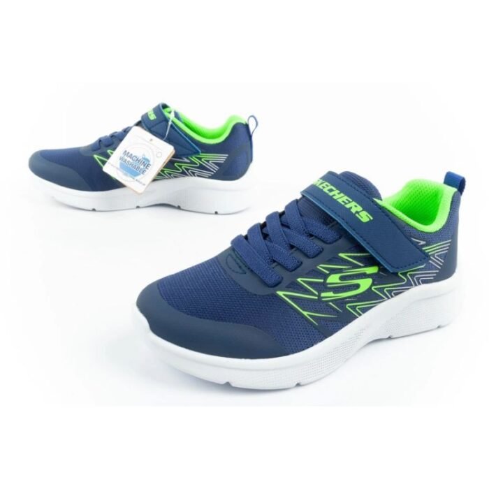 Erkek çocuklar için hafif Skechers Microspec spor ayakkabıları - Görsel 8
