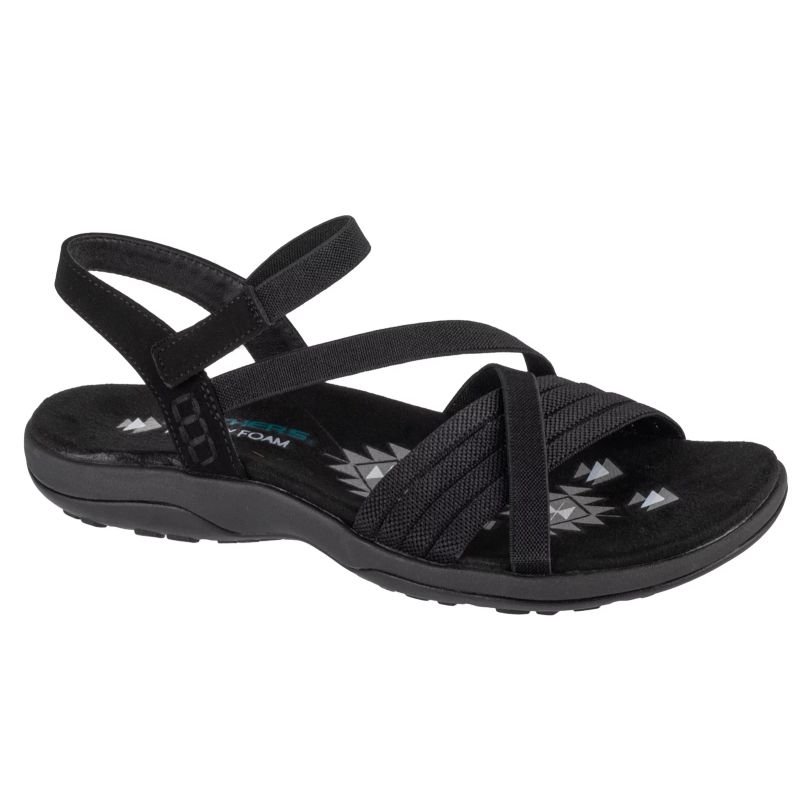 tryoshop-skechers-reggae-slim-summer-heat-sandals-163116-bbk-black-35-1648039 Skechers Reggae Slim -