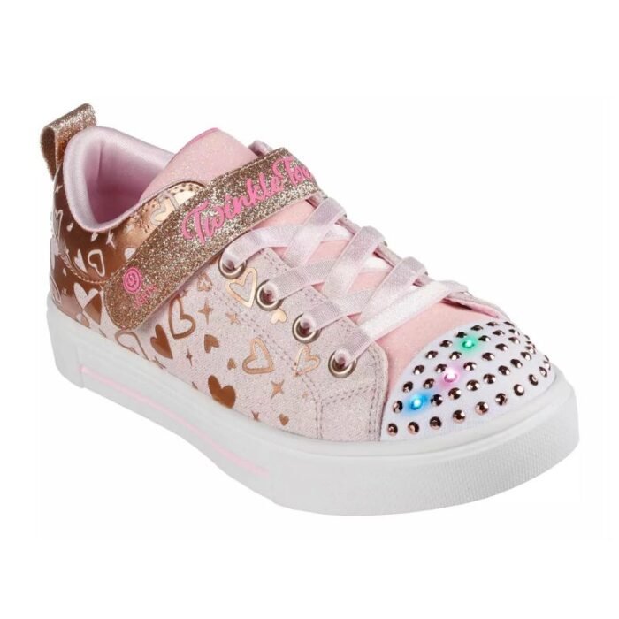 Skechers S Lights® Twinkle Sparks Heather Charm Jr 314787L-LPRG LT ayakkabıları - Görsel 5