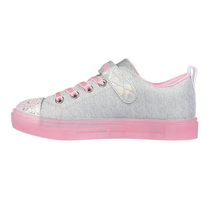 Skechers S Lights Twinkle Sparks Heather Magic Jr 314703L-GYPK Ayakkabı - Görsel 2
