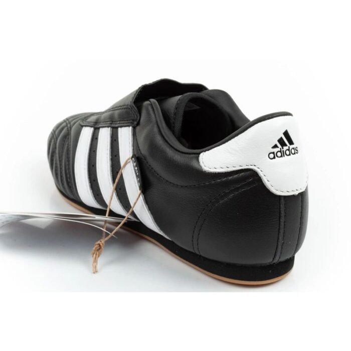 Adidas Bayan Taekwondo Spor Ayakkabı Siyah Deri Kayma Önleyici - Görsel 5