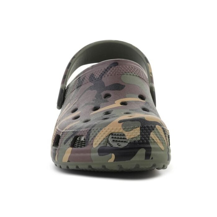 Crocs Classic Kamuflaj Terlik K Ordu Yeşili/Multi 211879-3TC - Görsel 2