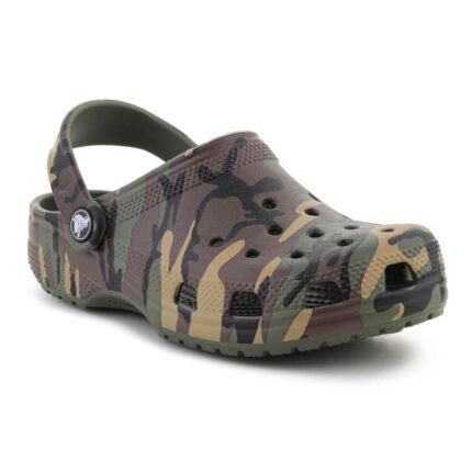 Crocs Classic Kamuflaj Terlik K Ordu Yeşili/Multi 211879-3TC