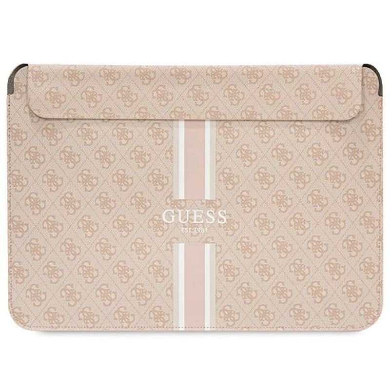 tryoshop-guess-4g-printed-stripes-cover-for-a-14-laptop-pink-2370707 Guess 4G Baskılı Çizgili