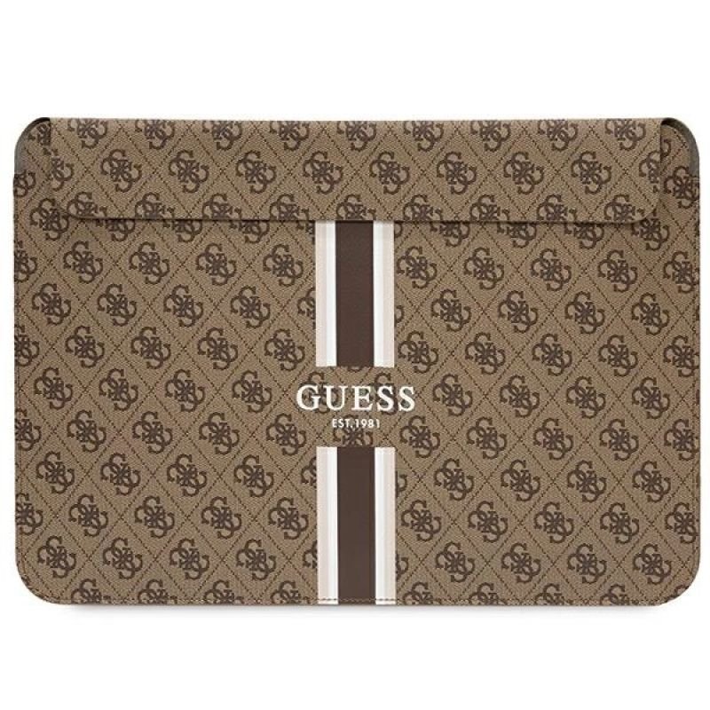 tryoshop-guess-4g-printed-stripes-cover-for-a-16-laptop-brown-2370914 Guess 4G Baskılı Şeritler