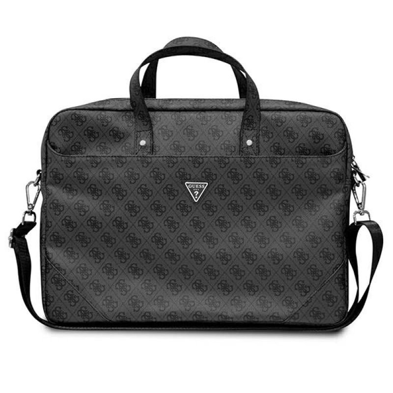 tryoshop-guess-saffiano-4g-triangle-logo-bag-for-a-16-laptop-black-2368291 Guess Saffiano 4G Triangle