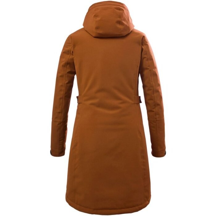 Killtec KOW 165 Kadın Kapüşonlu Yağmurluk, Trekking ve Günlük Kullanım İçin, Sarı (37726/253) - Görsel 2