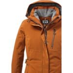 Killtec KOW 165 Kadın Kapüşonlu Yağmurluk, Trekking ve Günlük Kullanım İçin, Sarı (37726/253) - Görsel 4