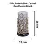 Cornella Pillar Antik Gold 4