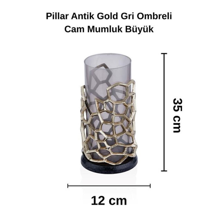 Cornella Pillar Antik Gold 4