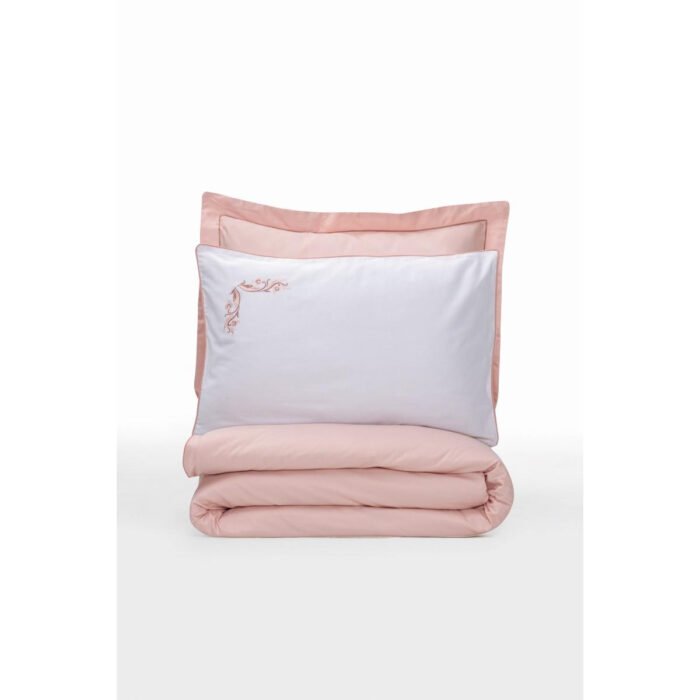 Cotton Box Elite Saten Çift Kişilik Nevresim Takımı Melinda Pembe - Görsel 3