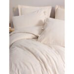 Cotton Box Cotton Keten Çift Kişilik Nevresim Takımı Esmira Bej - Görsel 3