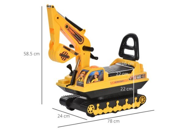 HOMCOM Çocuk Ekskavatörü – 2