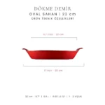 Voeux Kitchenware L'amour Kırmızı 3