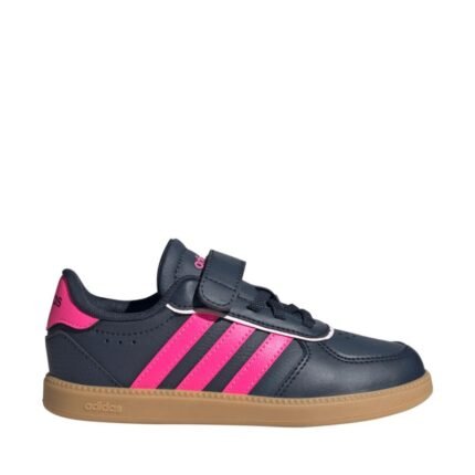 adidas Breaknet Sleek lacivert mavi ve pembe çocuk ayakkabıları JQ3060