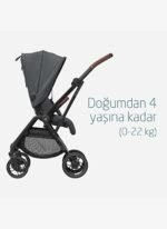 Maxi-Cosi Leona2-Cabriofix I-Size Tek Elle Katlanabilen Çift Yönlü Seyahat Sistem Bebek Araba Graph - Görsel 2