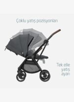 Maxi-Cosi Leona2-Cabriofix I-Size Tek Elle Katlanabilen Çift Yönlü Seyahat Sistem Bebek Araba Graph - Görsel 3
