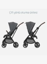 Maxi-Cosi Leona2-Cabriofix I-Size Tek Elle Katlanabilen Çift Yönlü Seyahat Sistem Bebek Araba Graph - Görsel 4