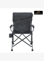 Uquip Roxy Comfort+ Black Edition Yüksek Konforlu Katlanır Kamp Sandalyesi - Görsel 2