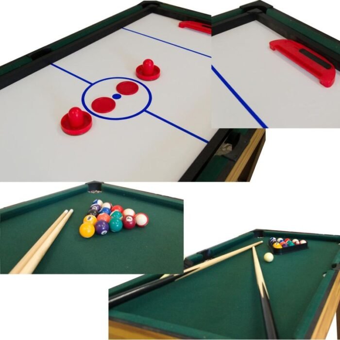 9’LU MULTI-OYUNLAR İÇİN FUTBOL MASASI 121x61x80CM - Görsel 2