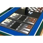 9’LU MULTI-OYUNLAR İÇİN FUTBOL MASASI 121x61x80CM - Görsel 4