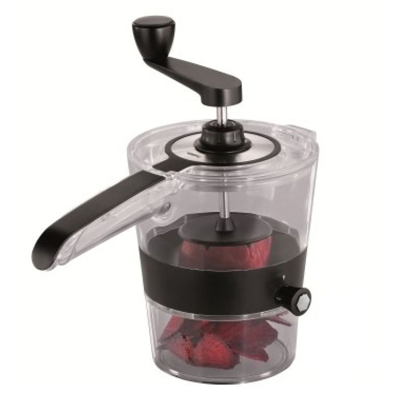 tryoshop-gefu-spiralfix-manual-slicer-black-transparent-stainless-steel-2887344 GEFU Spiralfix Manuel Dilimleyici