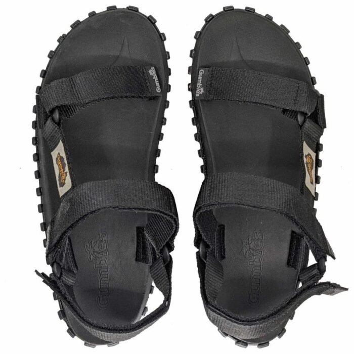 Gumbies Scrambler Sandal G-SC-UNI-BLACK