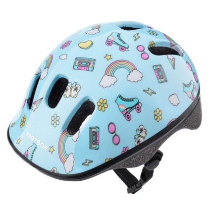 Meteor KS06 Rainbow Jr Bisiklet Kaskı S 48-52 cm