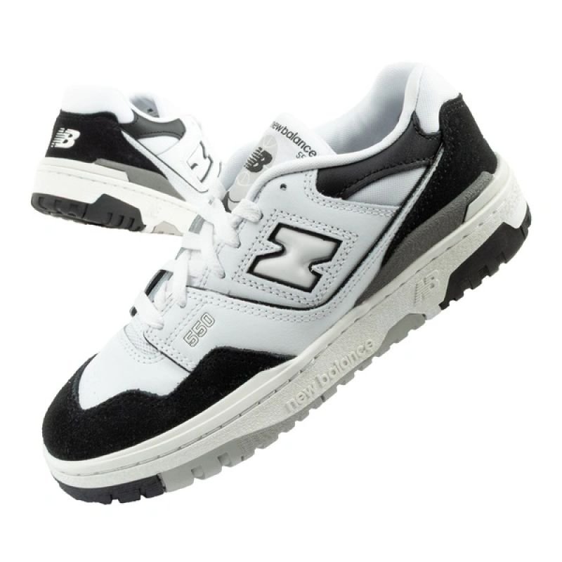 tryoshop-new-balance-550-youth-sports-shoes-sneakers-leather-fashionable-black-white-2761152 New Balance 550 genç
