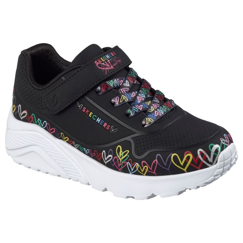 tryoshop-skechers-youth-sneakers-uno-lite-heart-craze-314091l-bkmt-2427274 Skechers genç spor ayakkabılar