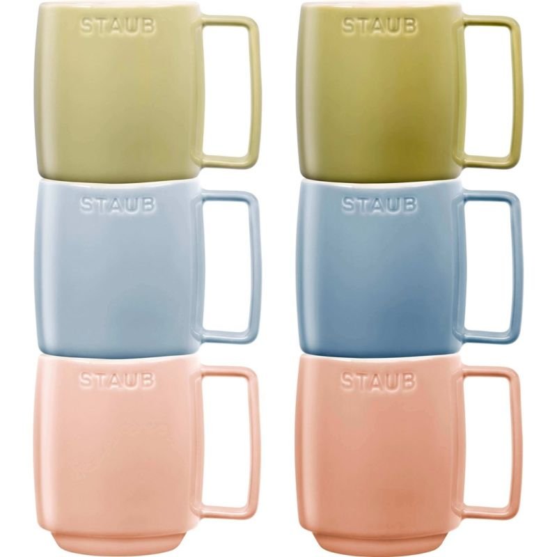 tryoshop-staub-serving-set-of-6-ceramic-mugs-multicolor-350-ml-2349093 STAUB SERVING 6'lı Seramik