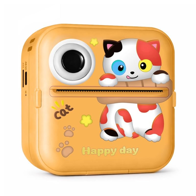 tryoshop-wozinsky-wdt-05-thermal-printer-camera-for-kids-orange-2975146 Wozinsky WDT-05 Termal Yazıcı