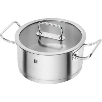 Zwilling Pro S 4.3L Cam Kapaklı Düşük Tencere