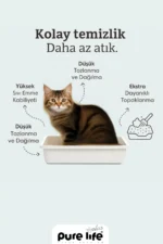 PURELİFE PLUS LAVANTALI KEDİ 3
