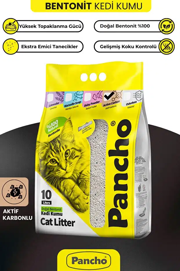 PANCHO AKTİF KARBONLU KEDİ