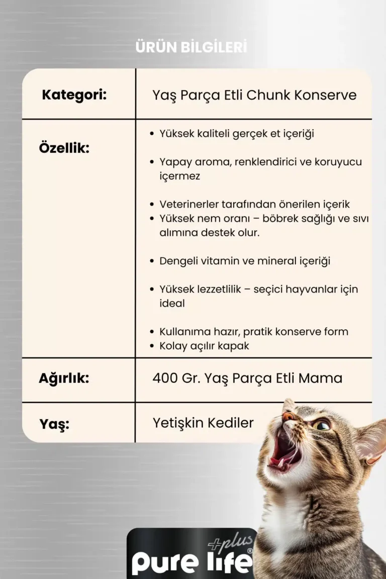 PURELİFE PLUS SOMONLU KEDİ 2