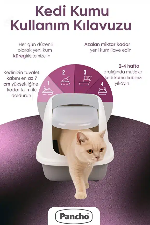 PANCHO AKTİF KARBONLU KEDİ 2