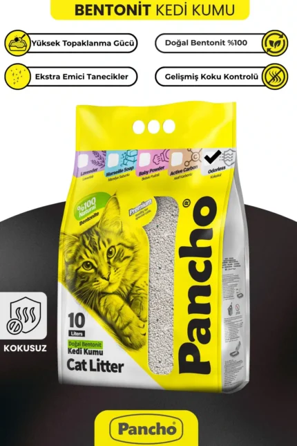 PANCHO KOKUSUZ KEDİ KUMU