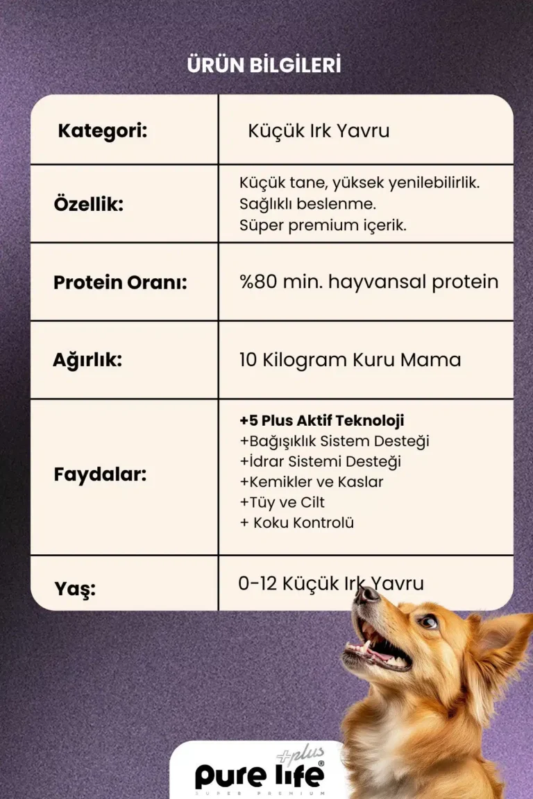 PURELİFE PLUS KUZULU KÜÇÜK 2