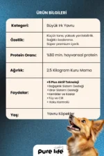PURELİFE PLUS KUZULU KÖPEK 2