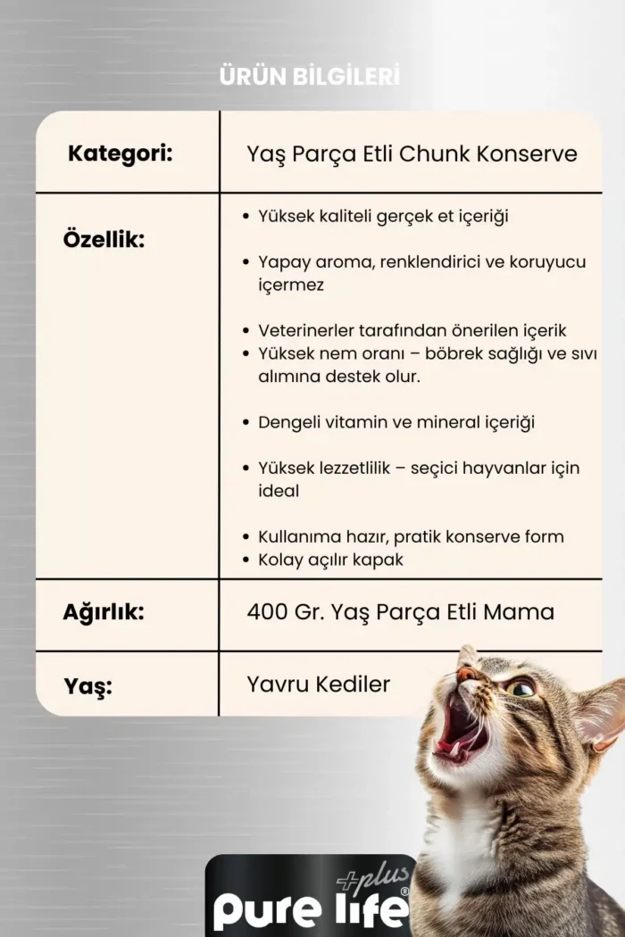 PURELİFE PLUS TAVUK ETLİ 2