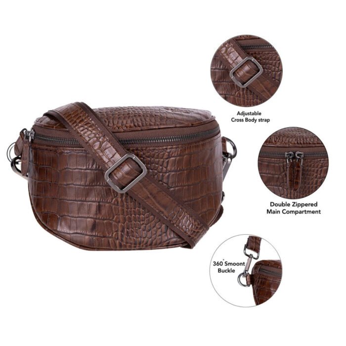Bloominbag Alora Mocha Croc 4
