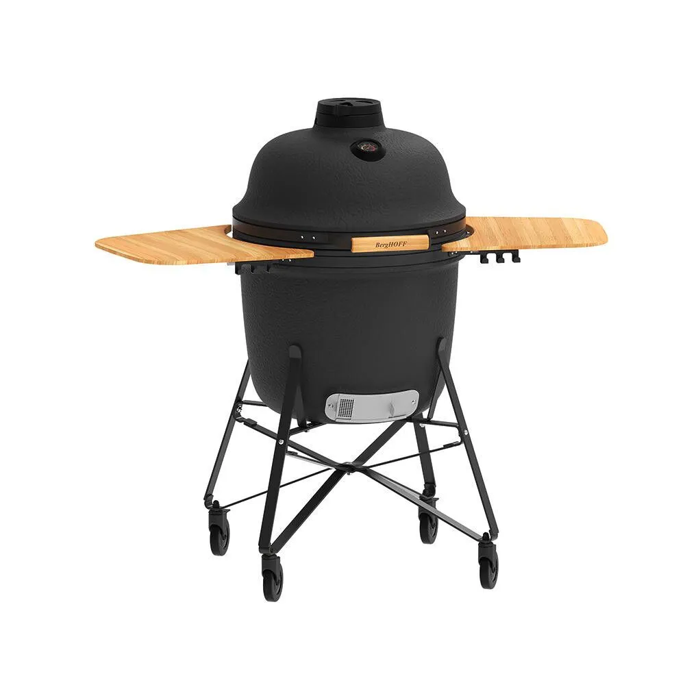 a5c30bfeeac2d834abc1-0 Berghoff Ron Mat Antrasit Büyük Seramik Barbekü Ve Fırın 58 Cm - Görsel 1