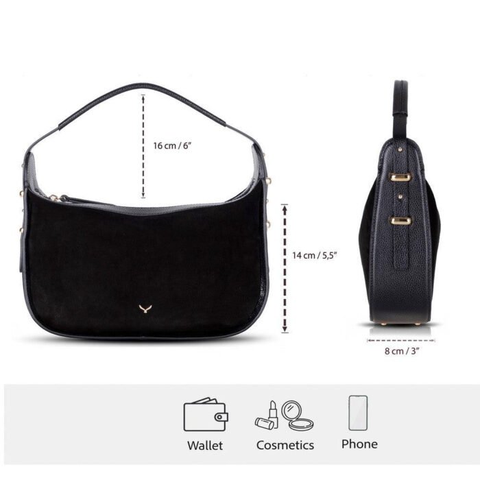 Bloominbag Arden Noir Süet 5
