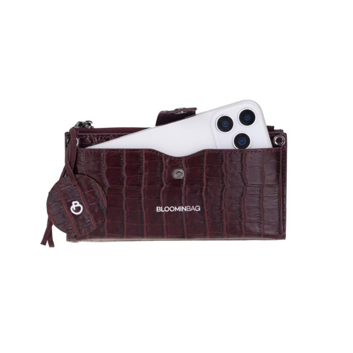 Bloominbag Burgundy Croco Lozan 5