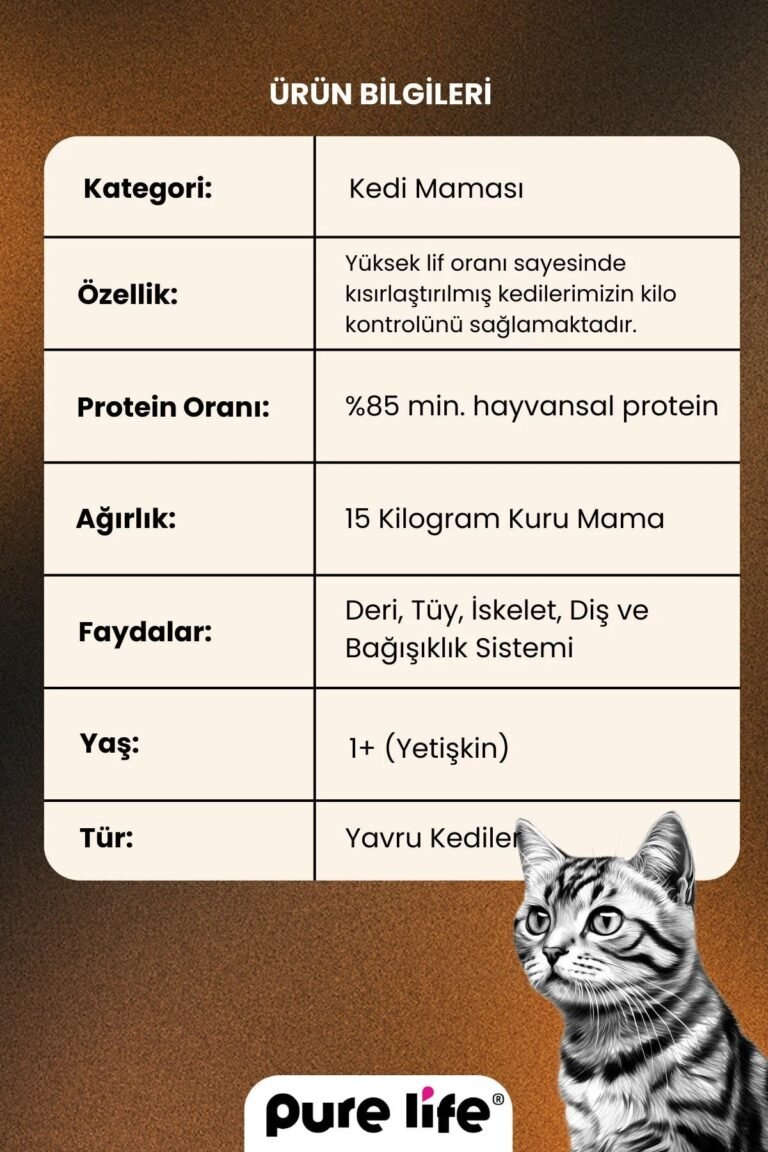 PURELİFE YAVRU KEDİ MAMASI 2