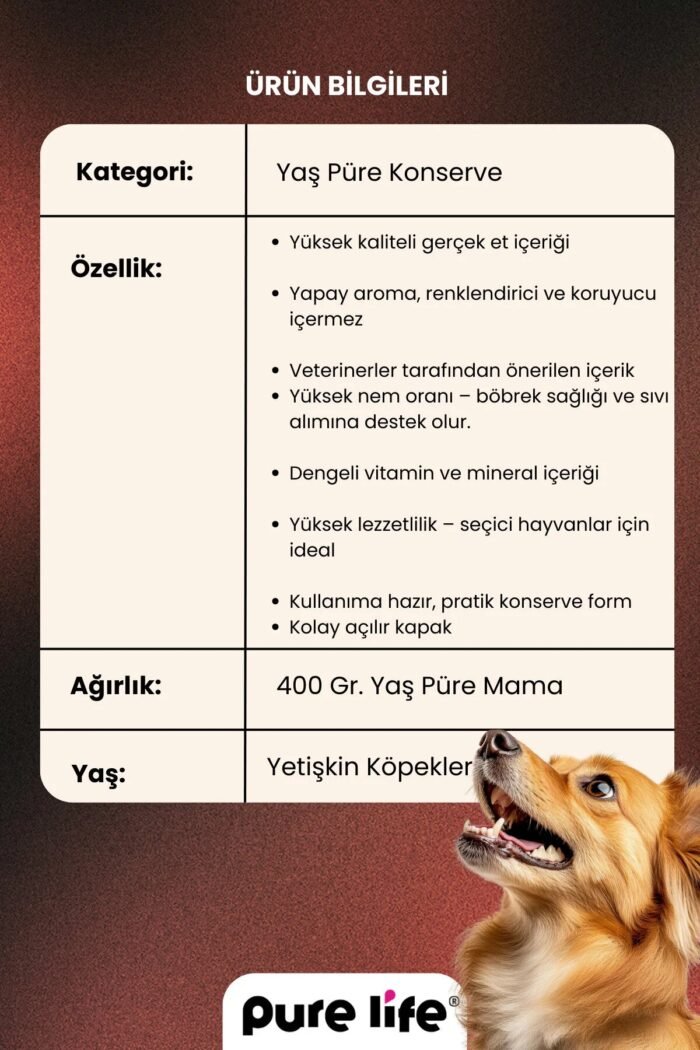 PURELİFE PATE SIĞIR ETLİ 2