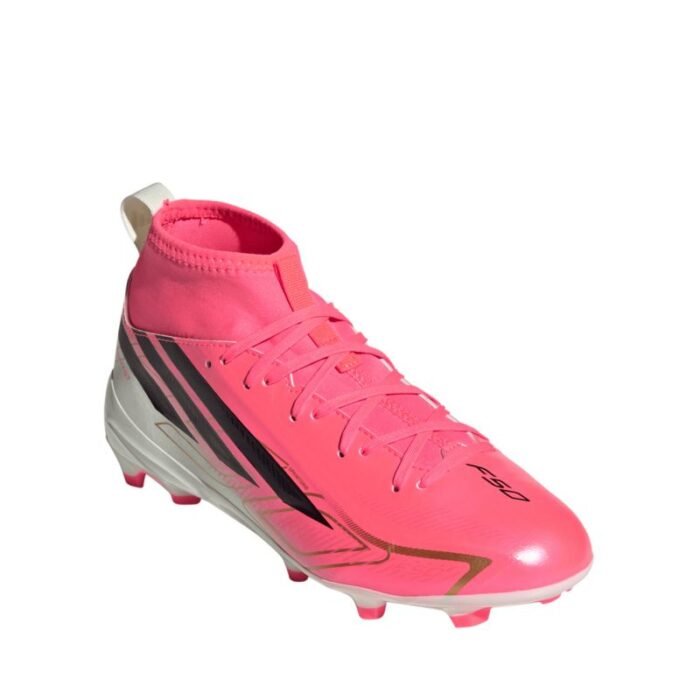 Adidas F50 Hyperfast League Mid FG Çocuk Futbol Ayakkabısı - Görsel 2